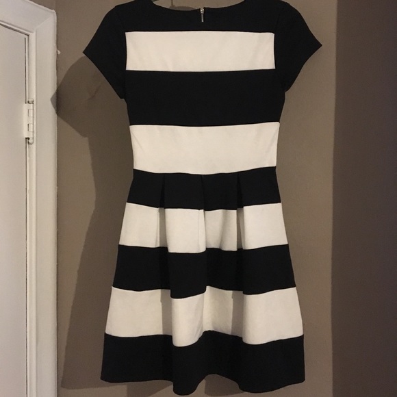 Black & White Striped Dress - Picture 1 of 4